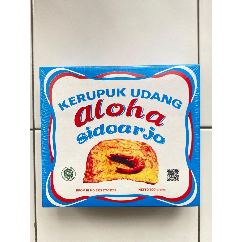 

Kerupuk Udang Aloha Sidoarjo Extra Kualitas Super Asli Original 500 gr