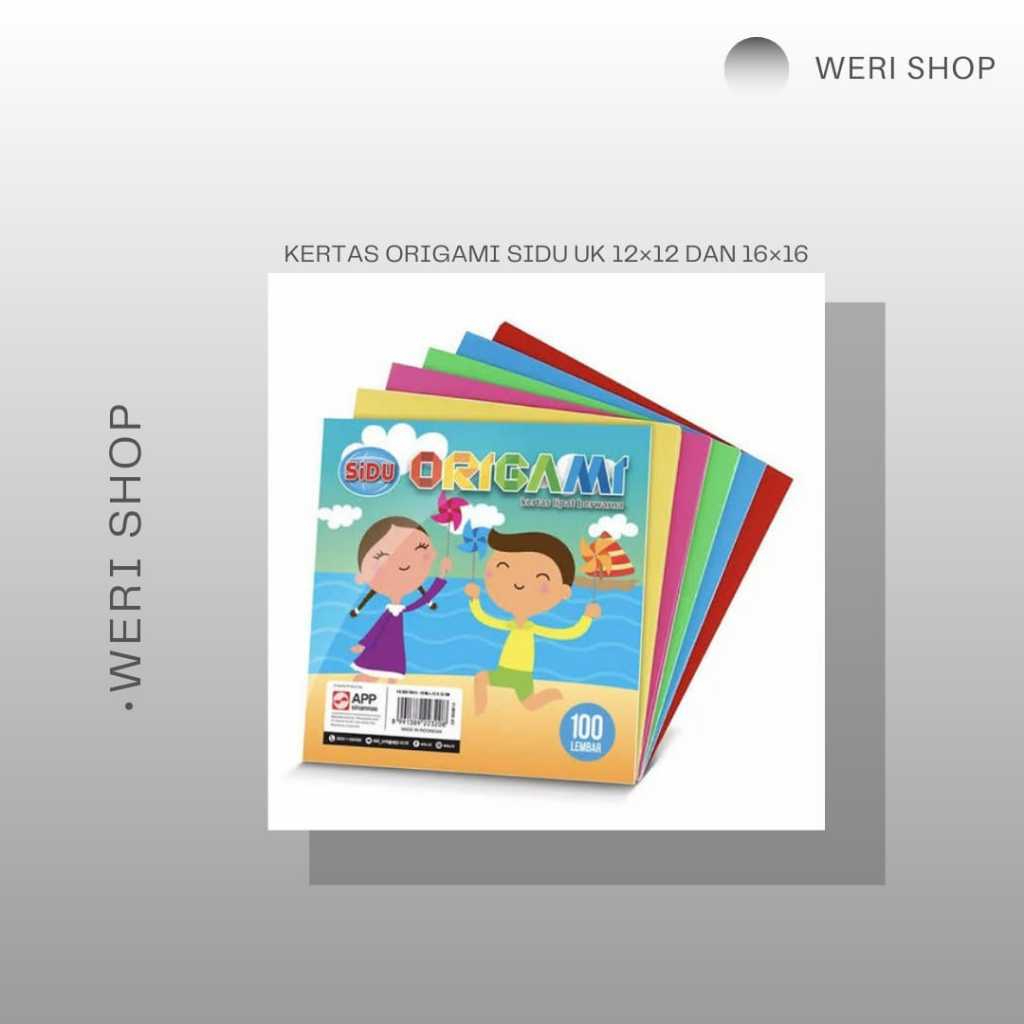 

KERTAS ORIGAMI MEREK SIDU BESAR & KECIL (1SET ISI 100 LEMBAR)