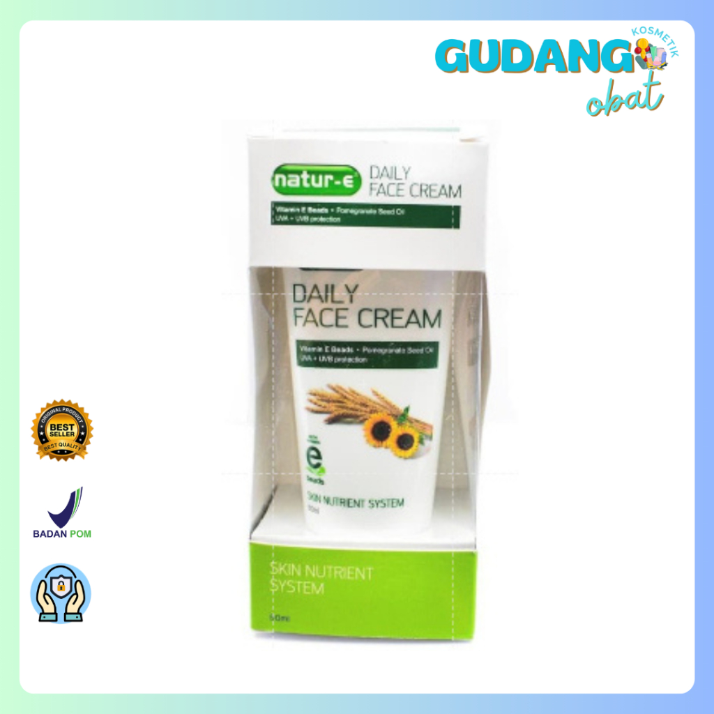 Natur E Daily Face Cream 50ml - Krim Perawatan Wajah
