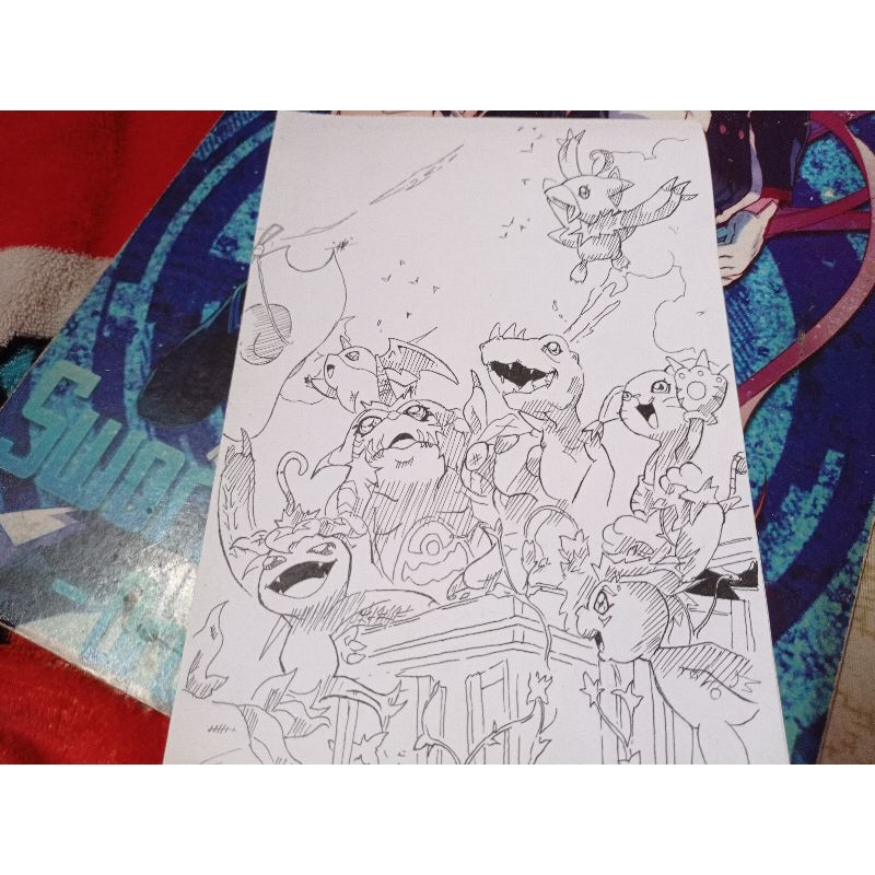 

Sketsa Anime Digimon A5