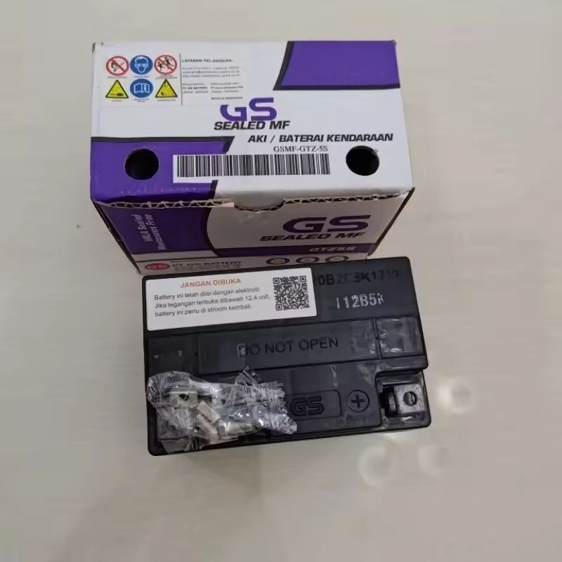 AKI GS GTZ5 PROMO AKI MOTOR AKI kering AKI GS ASTRA ORIGINAL GTZ5