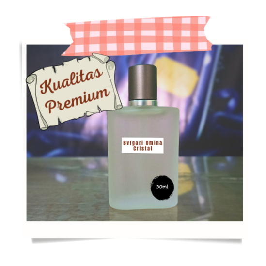 Parfum Bulgari Omnia Cristal 30 ml  / Parfum Wanita / Minyak Wangi / Refiill /  Parfum Tahan Lama