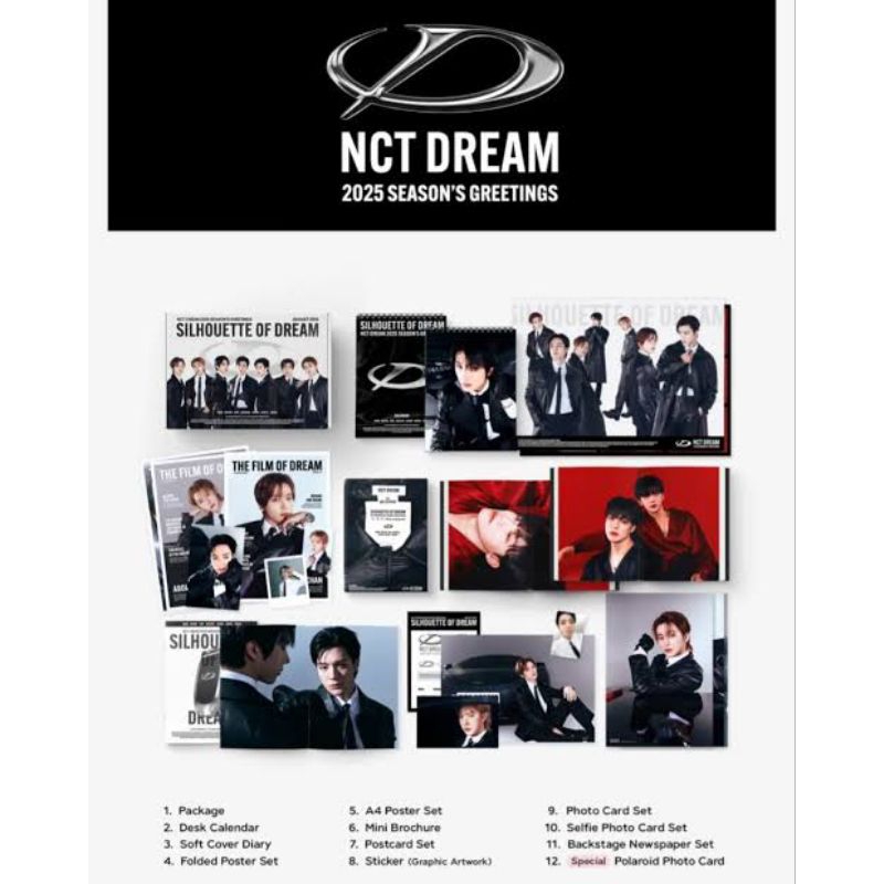 

Season Greetings 2025 NCT Dream (Desk Calender)