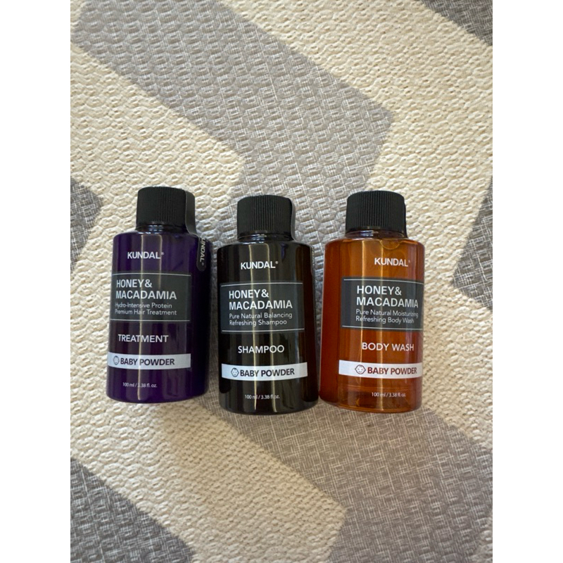 Kundal shampoo, conditioner, body wash