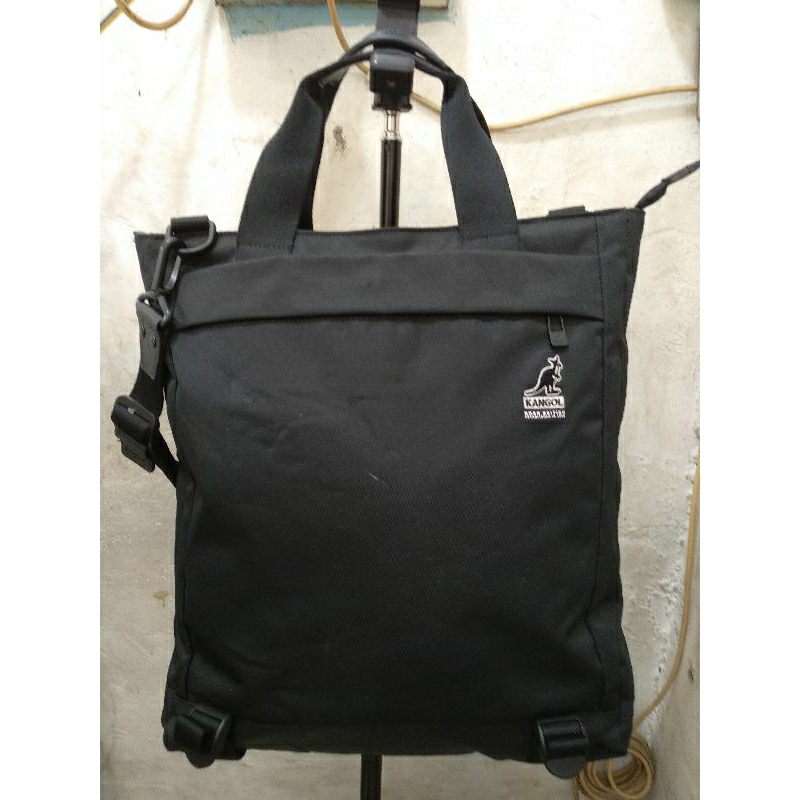 Tas Tote Sling Selempang Tangan Hitam KANGOL