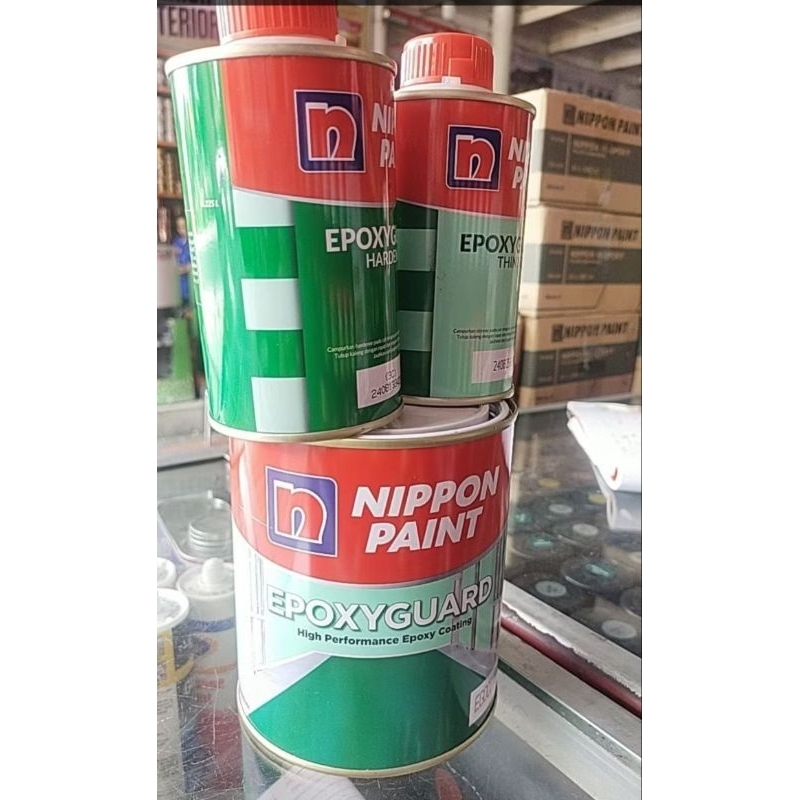 Musangjantan112 Nippon Paint -Cat Epoxy Guard Nippon Paint -Cat Lantai 3 Komponen-Cat Kolam 3