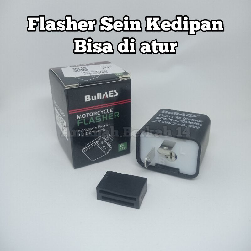 FLASHER SEN MOTOR ADJUSTABLE CONTROL CEPAT LAMBAT KEDIPAN SEIN LED & BOHLAM | FLASHER SEIN SEN PENGA