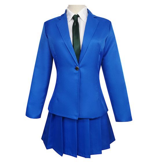 Kostum Ran Mouri Cosplay Anime Jepang Detective Conan