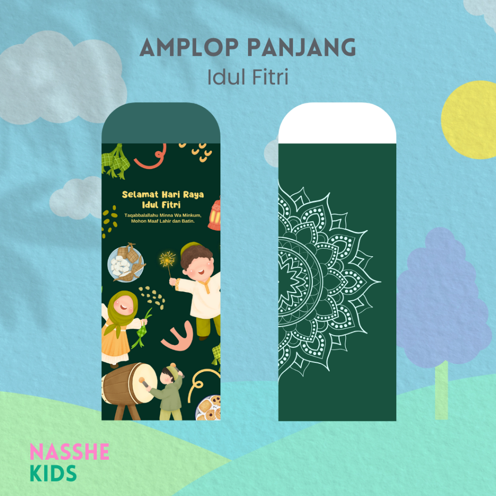 

NASSHE KIDS - AMPLOP LEBARAN/AMPLOP ANGPAO LEBARAN IDUL FITRI (10PCS)