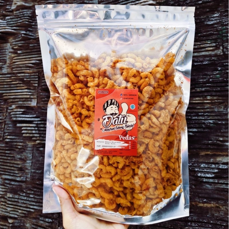

Datu Makaroni 500g by Datu Food. Camilan Enak, Hygienis, dan Sehat