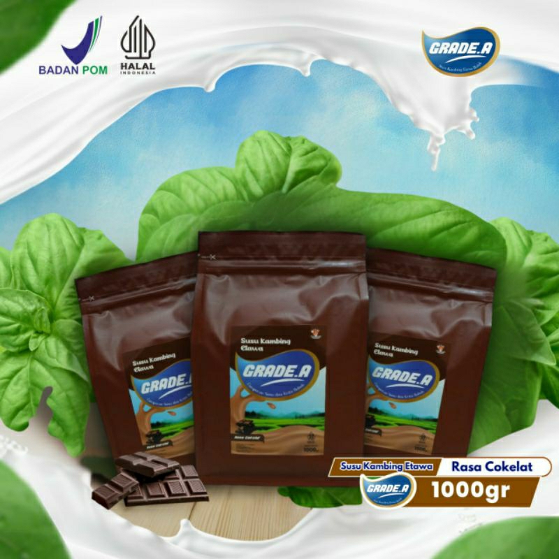 

SUSU KAMBING ETAWA GRADE A RASA COKLAT KEMASAN 1KG