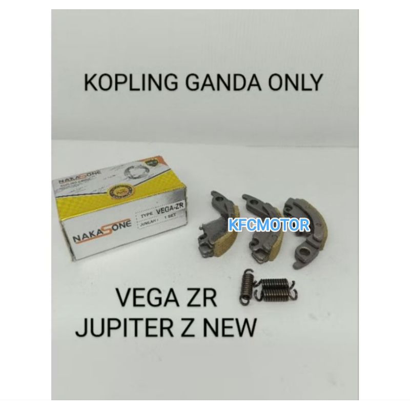 (NAKASONE) KOPLING GANDA ONLY VEGA ZR / JUPITER Z NEW / 5D9 ARANG GANDA BARU SPORKET KAMPAS GANDA ON