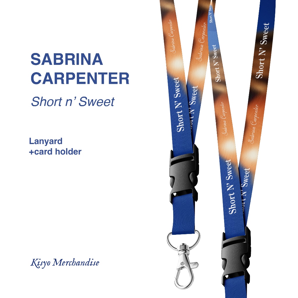 

Lanyard Sabrina Carpenter Short n' Sweet + Cardholder