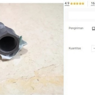 

KNEE DRAT DALAM PVC 3/4" X 1/2" KDD / FAUCET ELBOW