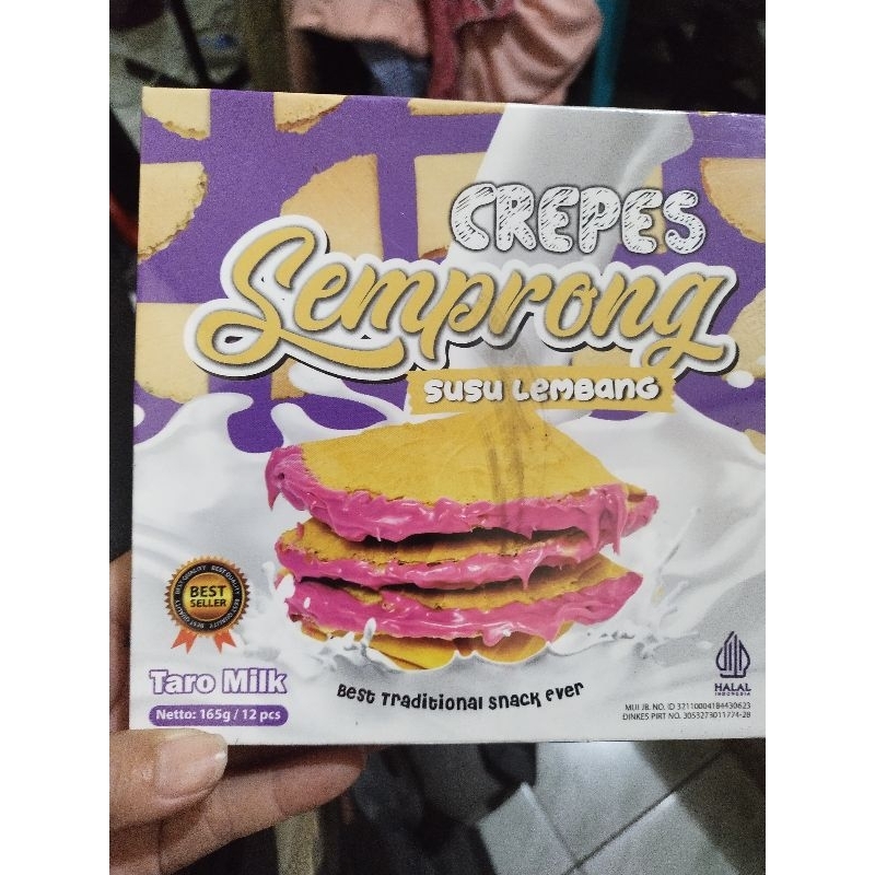 

Crepes semprong susu lembang