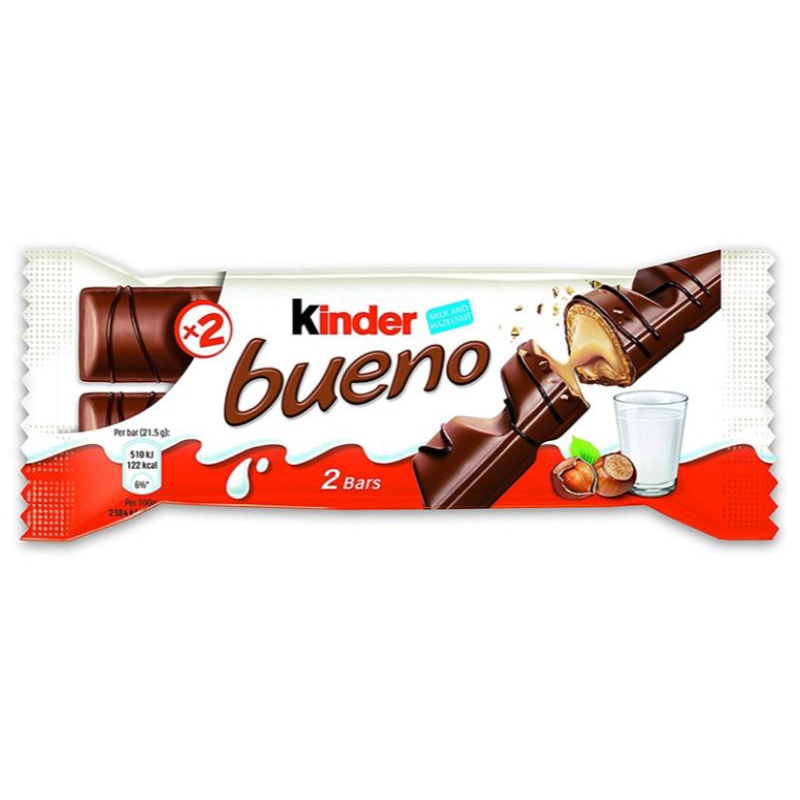 

Kinder Bueno Milk Hazelnut 43g