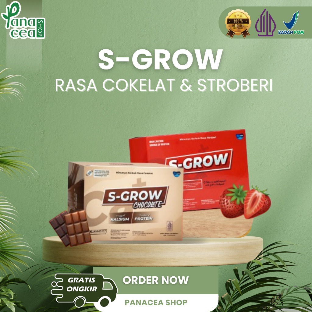 

S-GROW Susu Peninggi Badan Terbaik (Free Skipping / Tumbler )