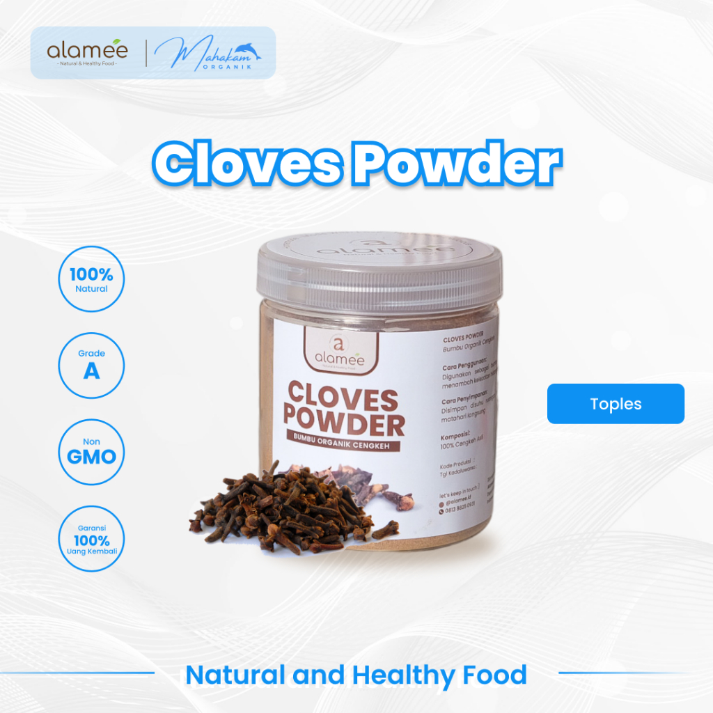 

ALAMEE Bubuk Cengkeh Bumbu Dapur Instan Clove Powder Ground Spice Murni Asli Seasoning Organik