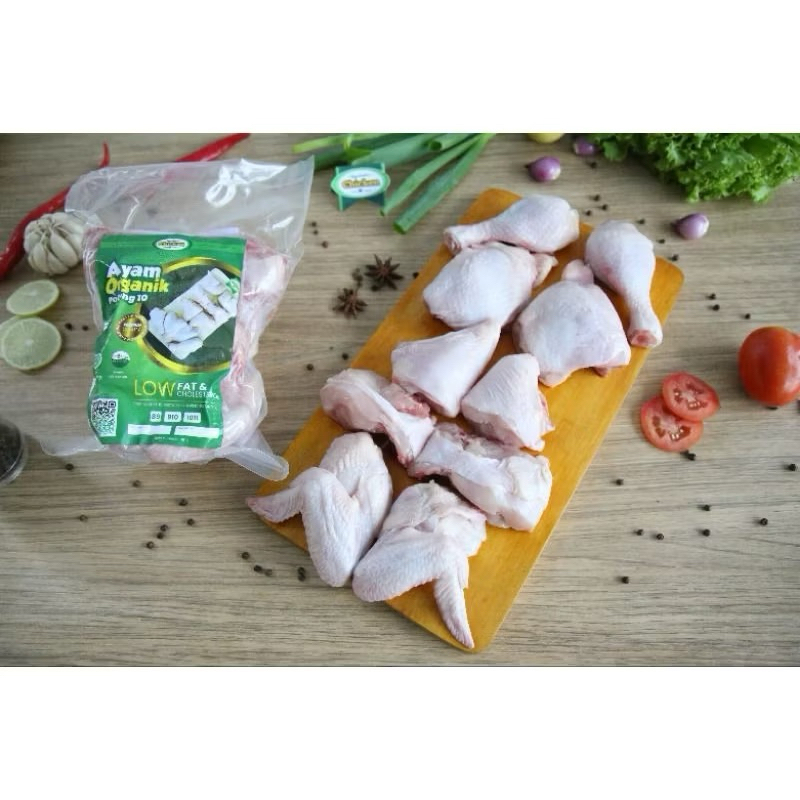 

AYAM ORGANIK 1kg -1.1kg. POTONG 10