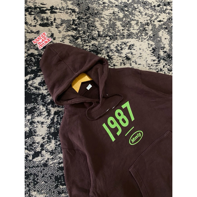 HOODIE MMLG 1987 BROWN ORIGINAL