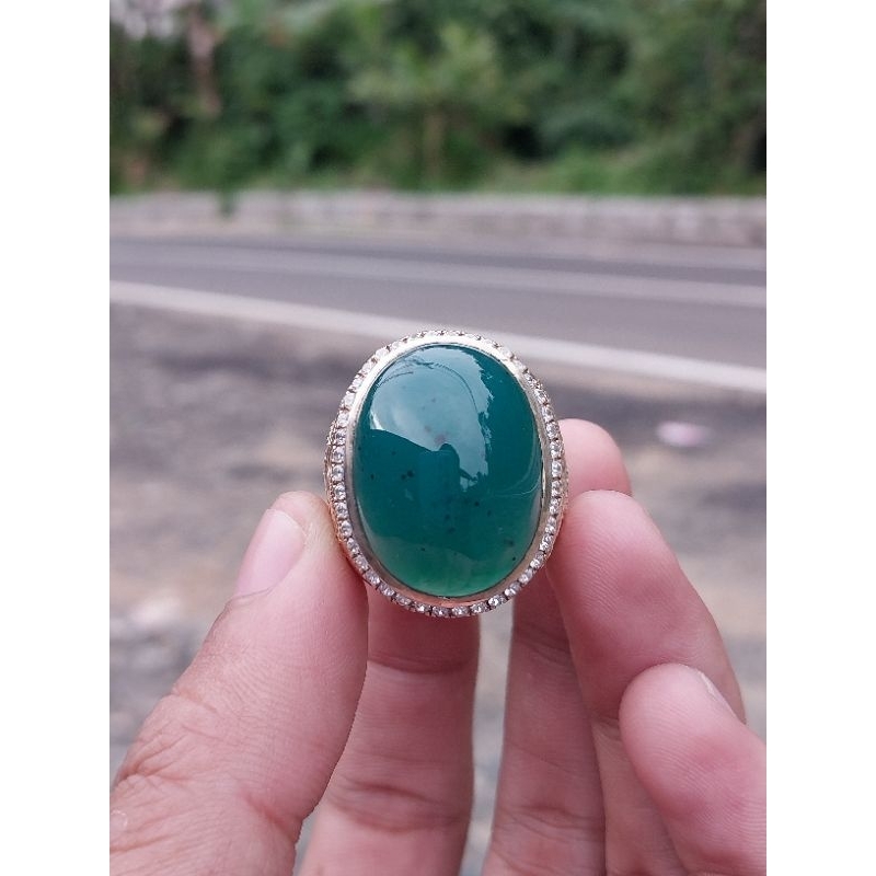 batu akik hijau garut