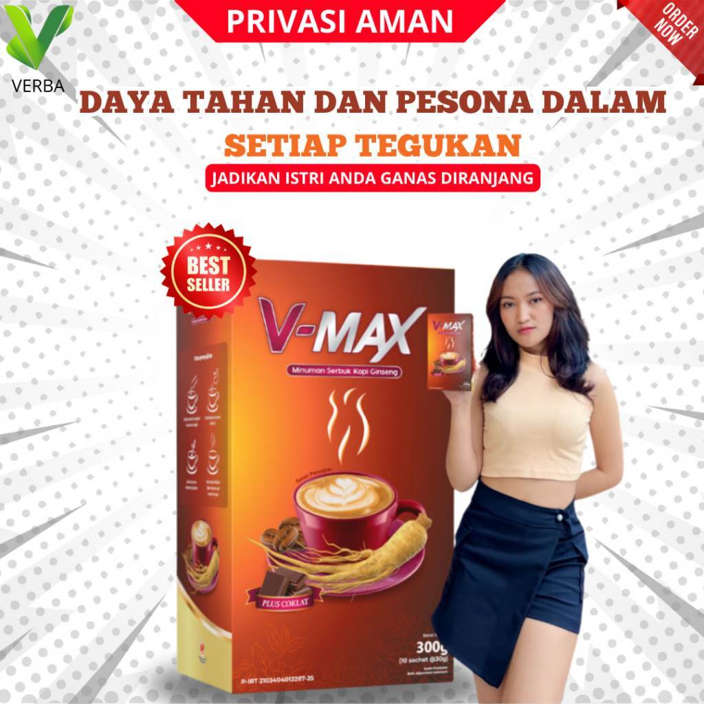 

Minuman Penambah Gairah S3X Wanita V-Max Coffe Rasa Cokelat Kopi Stamnia Wanita Ampuh