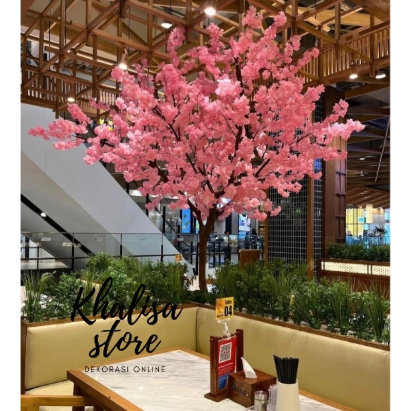 sakura blossom sakura jumbo tinggi 2,5mtr / pohon sakura pohon hias artificial/ bunga sakura meihua 