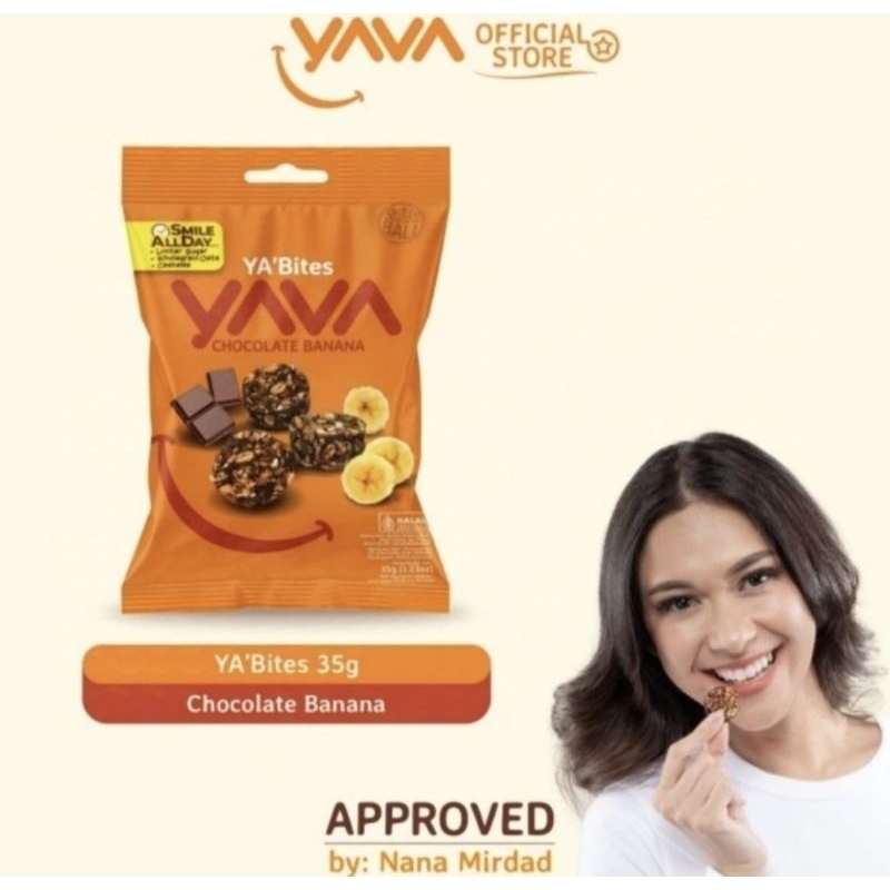 

YAVA Granola Bites 35gram Cemilan Granola