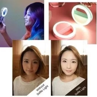 LAMPU RING LIGHT SELFI MURAH PORTABLE / ring light mini - SELFI LED LAMPU