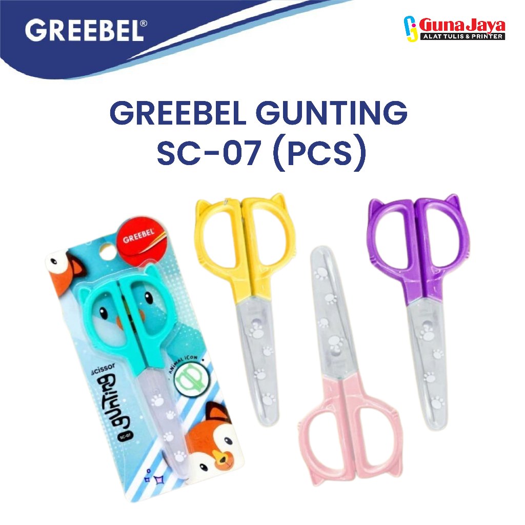 

GREEBEL GUNTING SC-07 - GUNTING TAJAM/GUNTING KERTAS/GUNTING ANTI KARAT/GUNTING ANAK