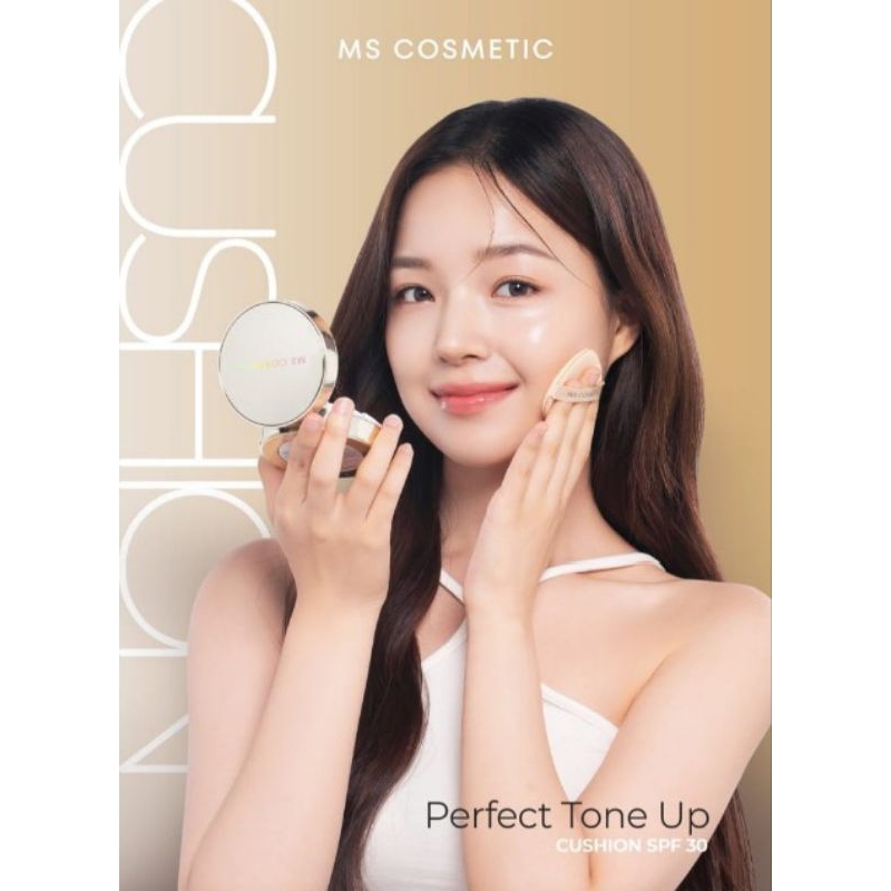 NEW CUSHION PERFECT TONE UP SPF 30 MS COSMETICS MS GLOW TERBARU CUHION MS GLOW TERBARU PERFECT TONE 