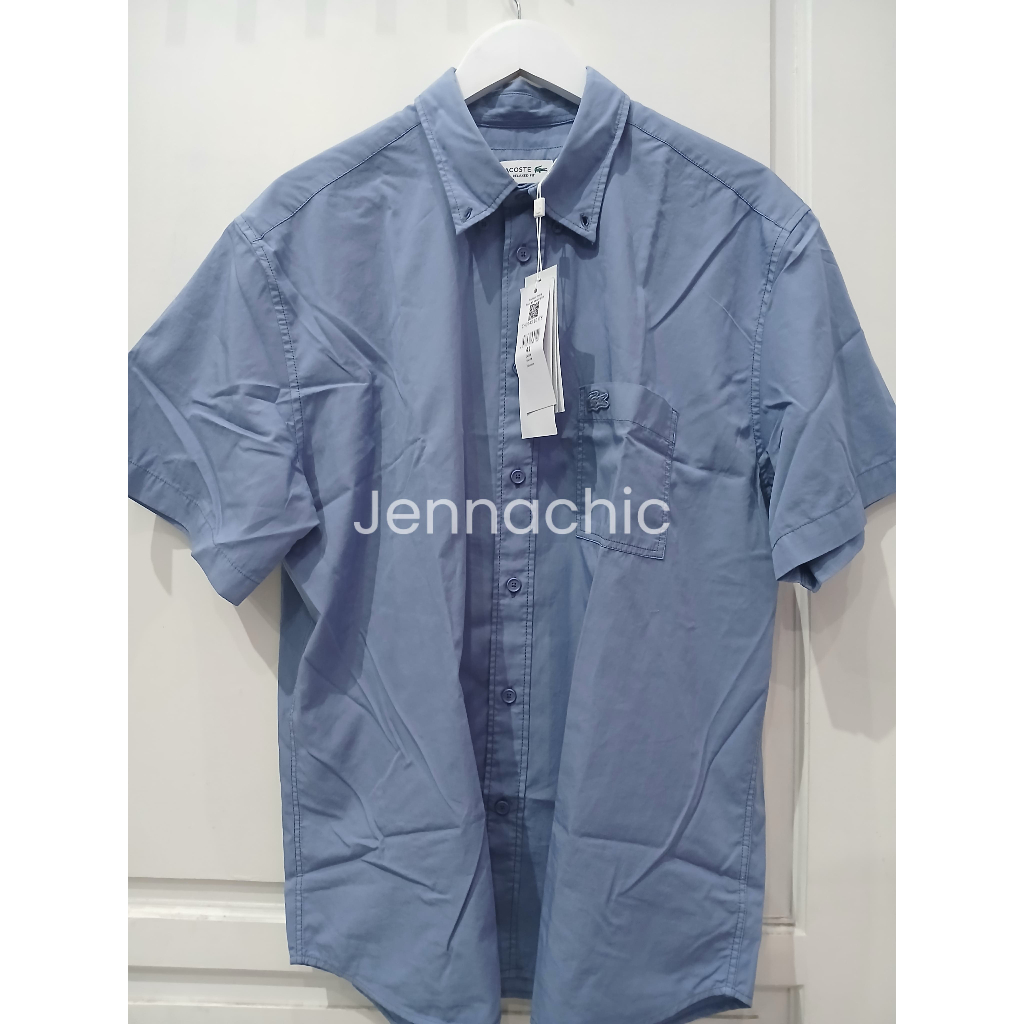 LCT37 41P | KEMEJA LACOSTE ORIGINAL | BAHAN KATUN
