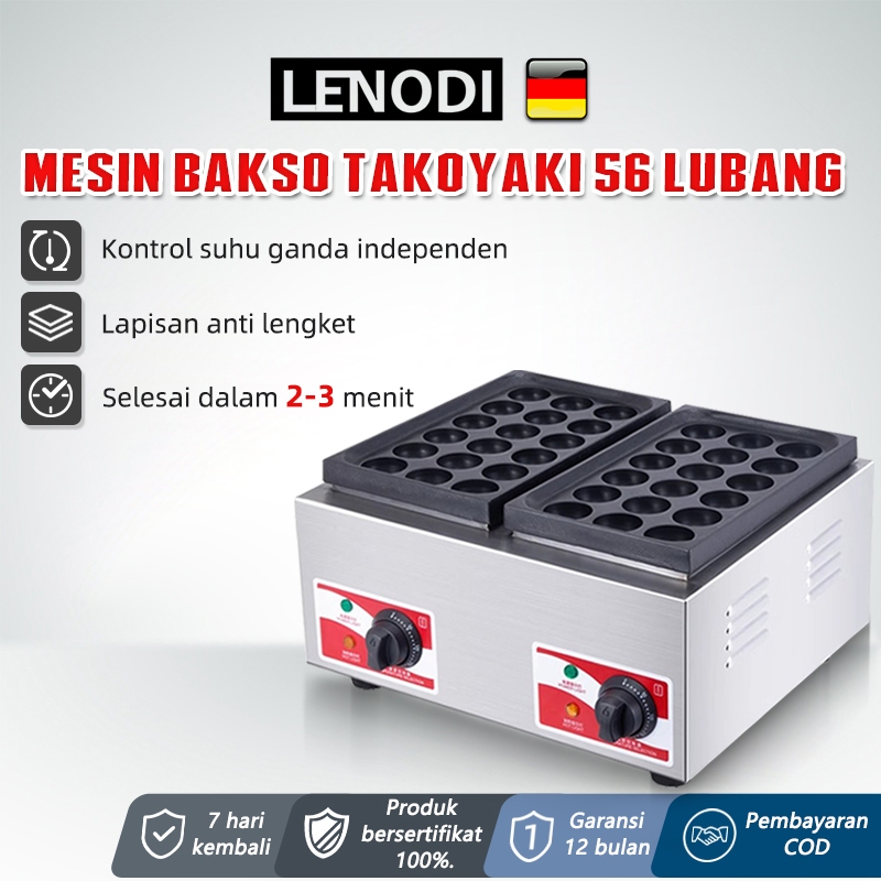 Mesin bakso takoyaki  Toko komersial mesin takoyaki bakso komersial mesin pemanas listrik panci gas 