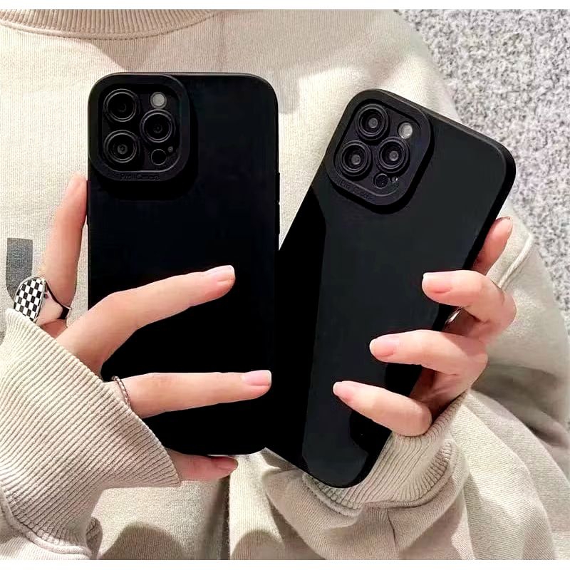 Softcase Black Matte Casing Oppo A5S A7 A12 A11K A3S A1k A9 A5 2020 A15 A15S A16 A16S A17 A16E A16K 