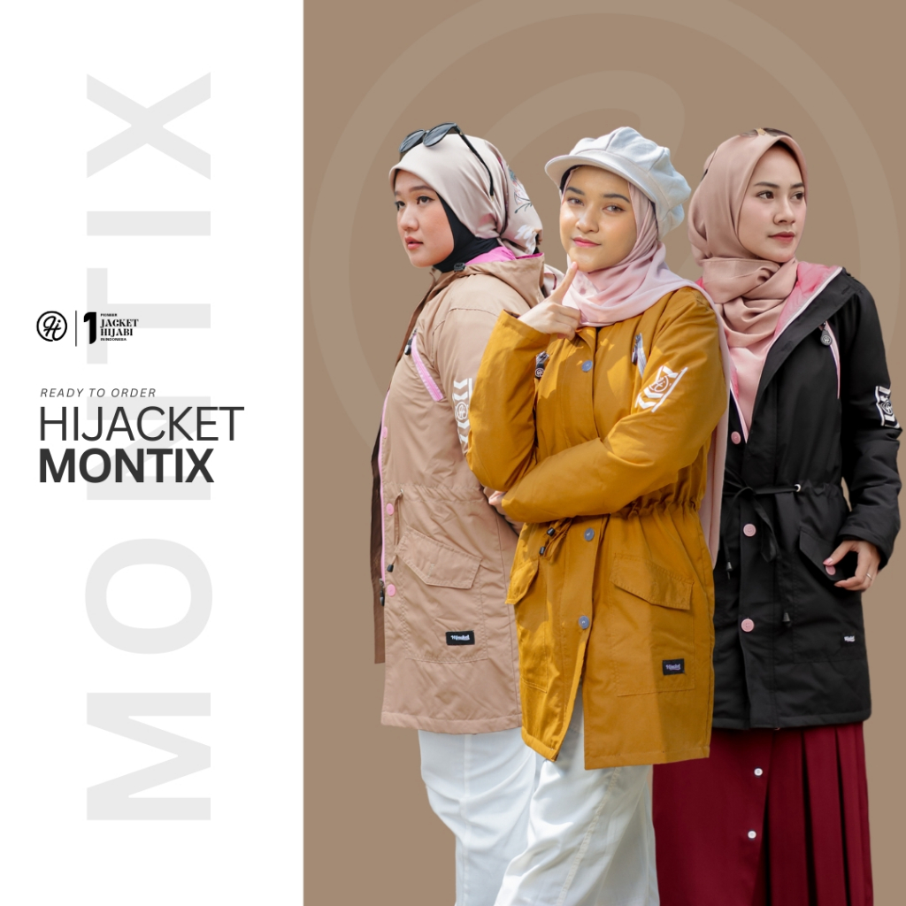 FASHION WANITA JAKET HIJAB MONTIX SERIES BY HIJACKET
