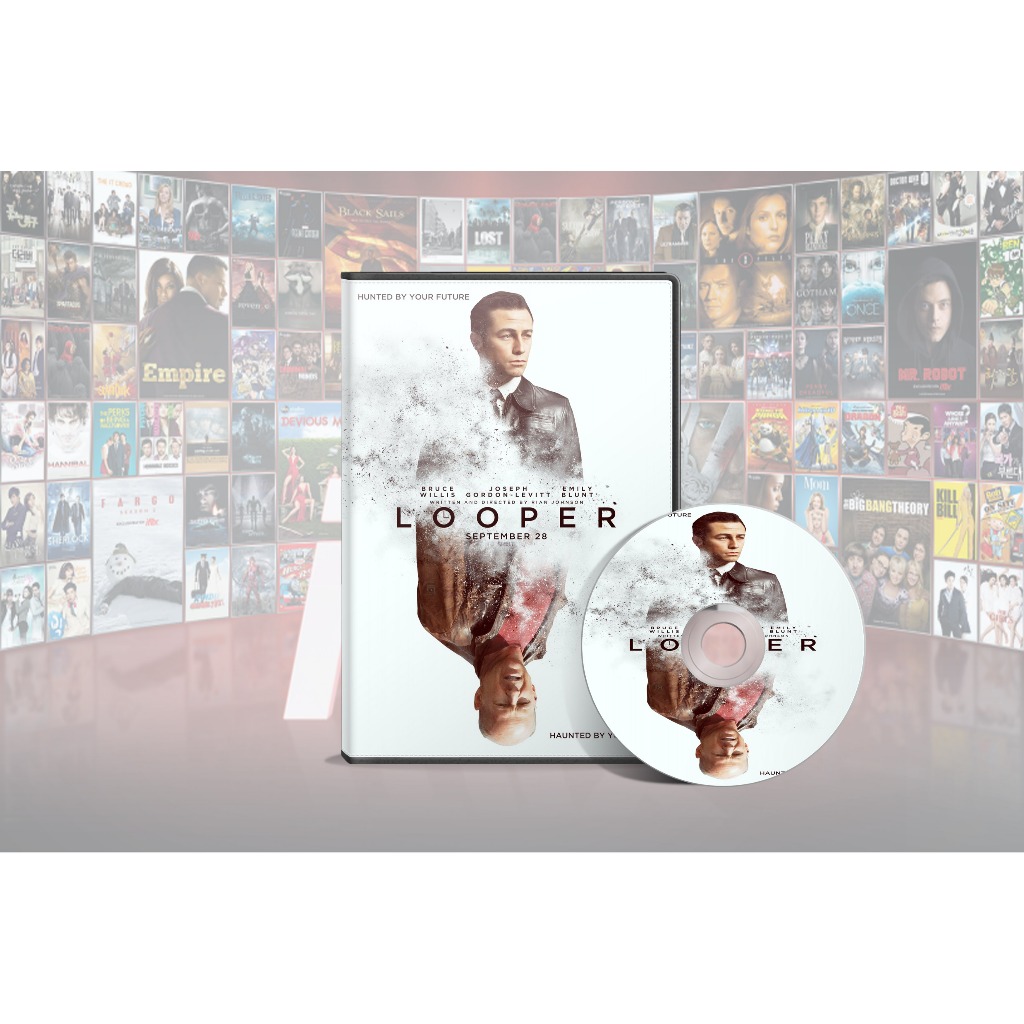 Koleksi DVD Film Looper & DVD Film Fire With Fire (2012)