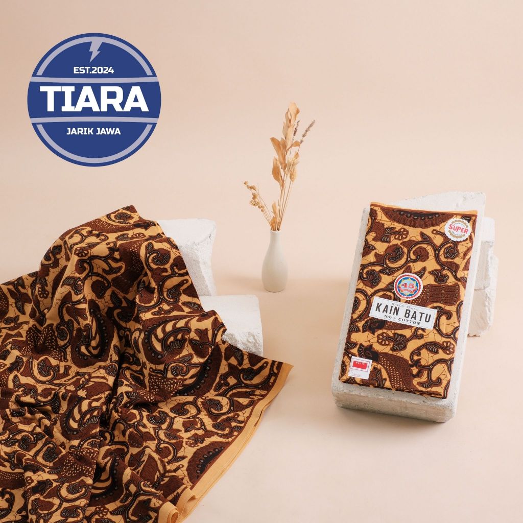 TIARA Jarik Kain batik 45 - jarik jawa asli - kain batik panjang - samping panjang tebal - Kain bati