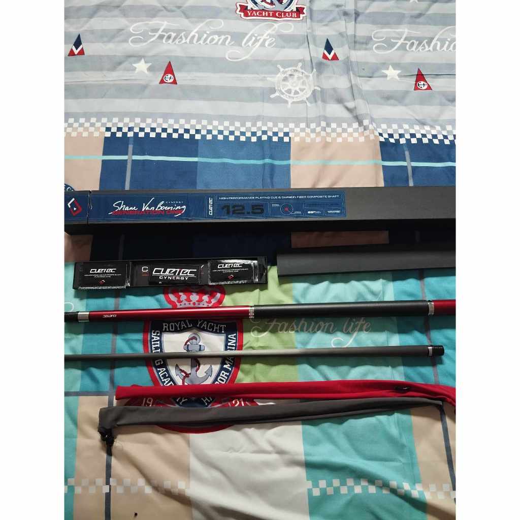 Cuetec SVB Red Ruby 12.5 mm + Jump Break Little Monster CP + Tas 2x2