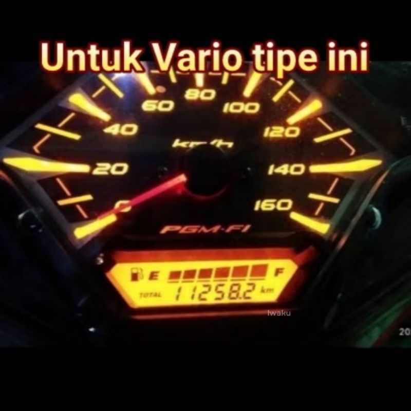 LCD Vario 125/150 LED 2016-2017 LCD INDIKATOR BENSIN HONDA Vario