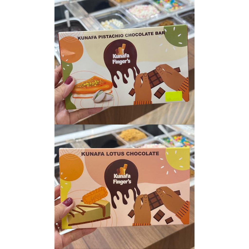 

(READY 20 APRIL ‘25) CHOCOBAR KUNAFA FINGER'S PISTACHIO