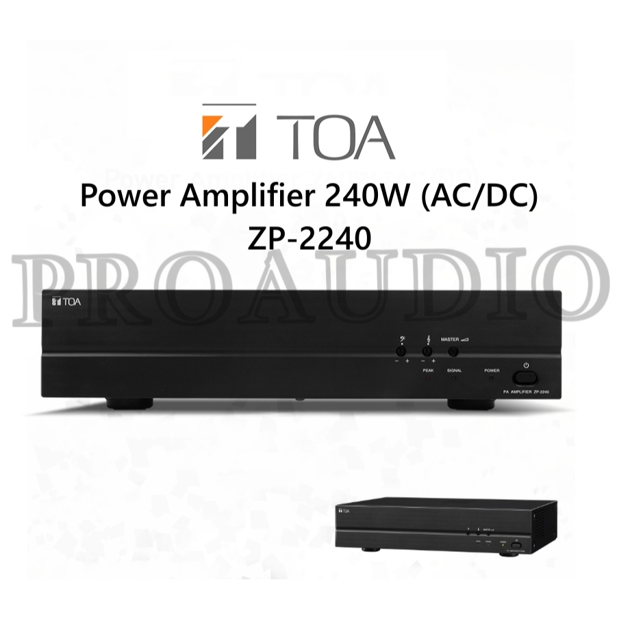 POWER AMPLIFIER TOA ZP-2240 ZP2240 ZP 2240 MIXER AMPLI ORIGINAL