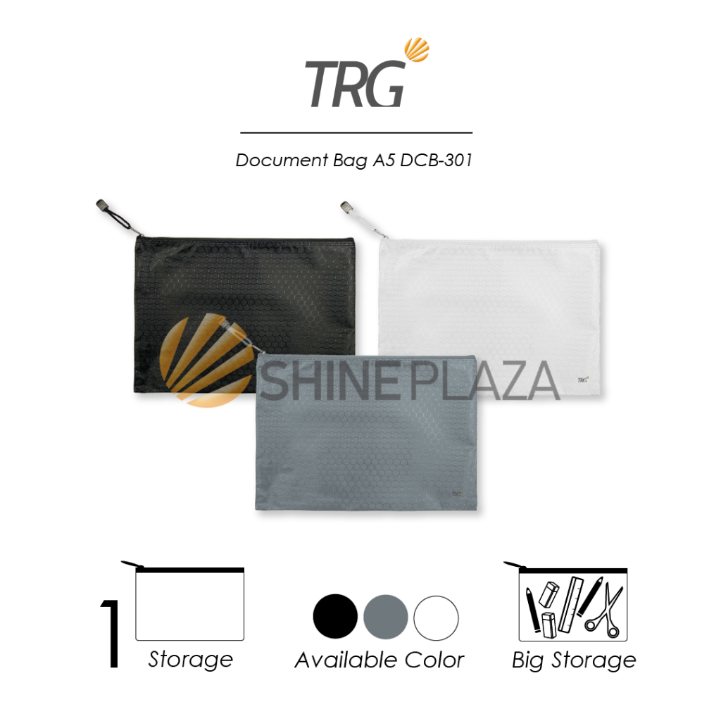 

TRG Document Bag Oxford A5 DCB-301 - Tas Map Dokumen Kertas Tempat Alat Tulis Pensil TRG