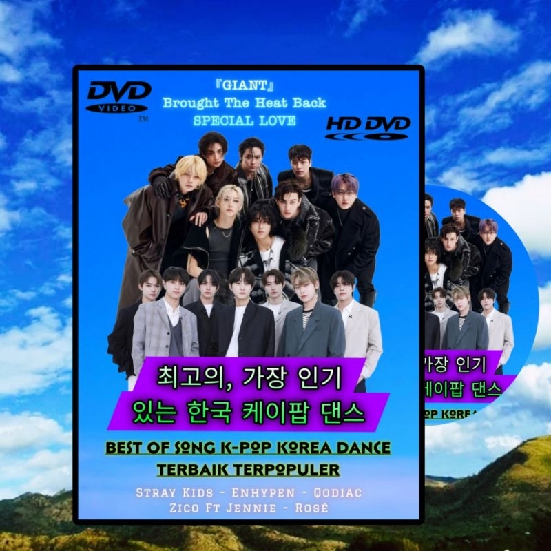 Kaset DVD Vidio Lagu K-Pop Band Korean Terbaik Terpopuler - DVD Mobil Musik K-Pop Band