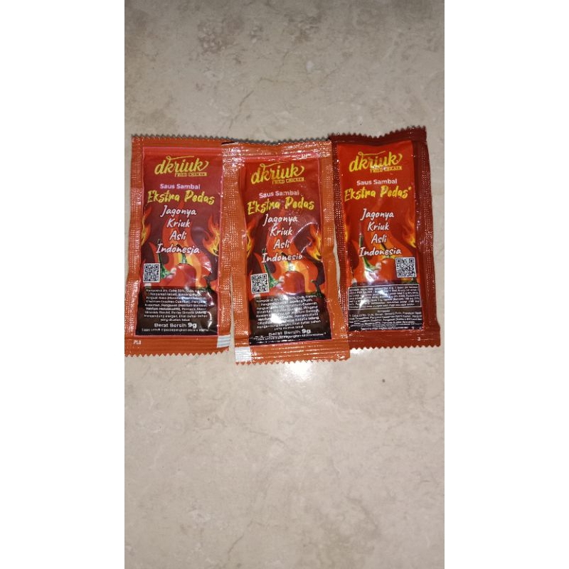 

Dkriuk Saus Sambal Ekstra Pedas