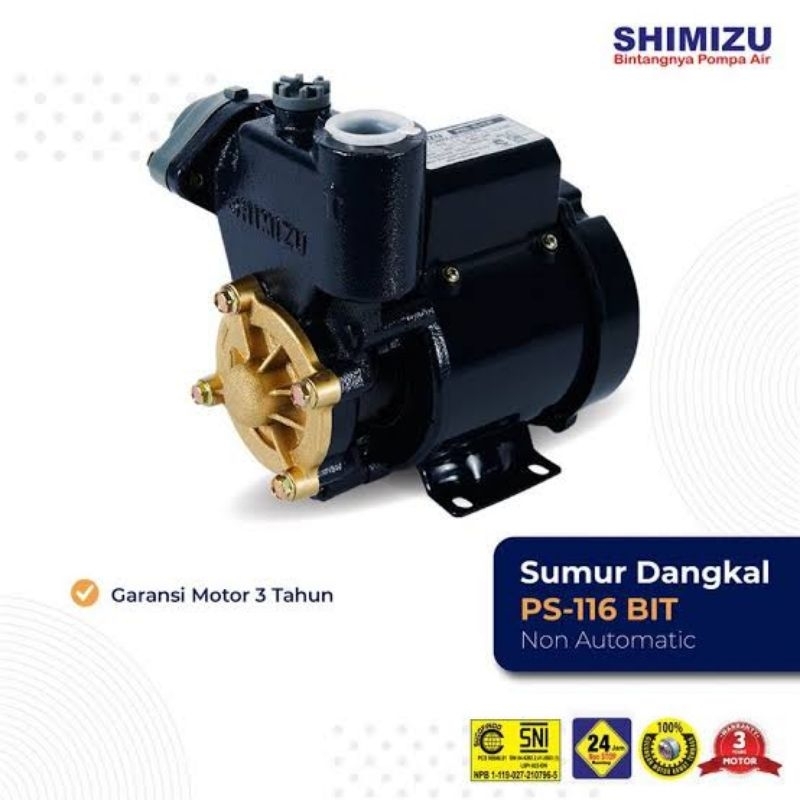POMPA AIR SHIMIZU 116 BIT / SHIMIZU POMPA AIR NON PUMP 116 BIT