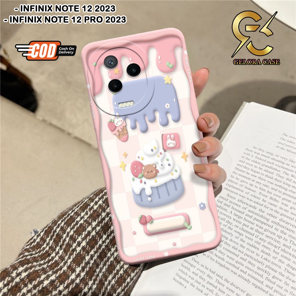 Softcase Infinix Note 12 2023 / Note 12 Pro 2023 - Geloracase -  Case Infinix Note 12 2023 Fashion C