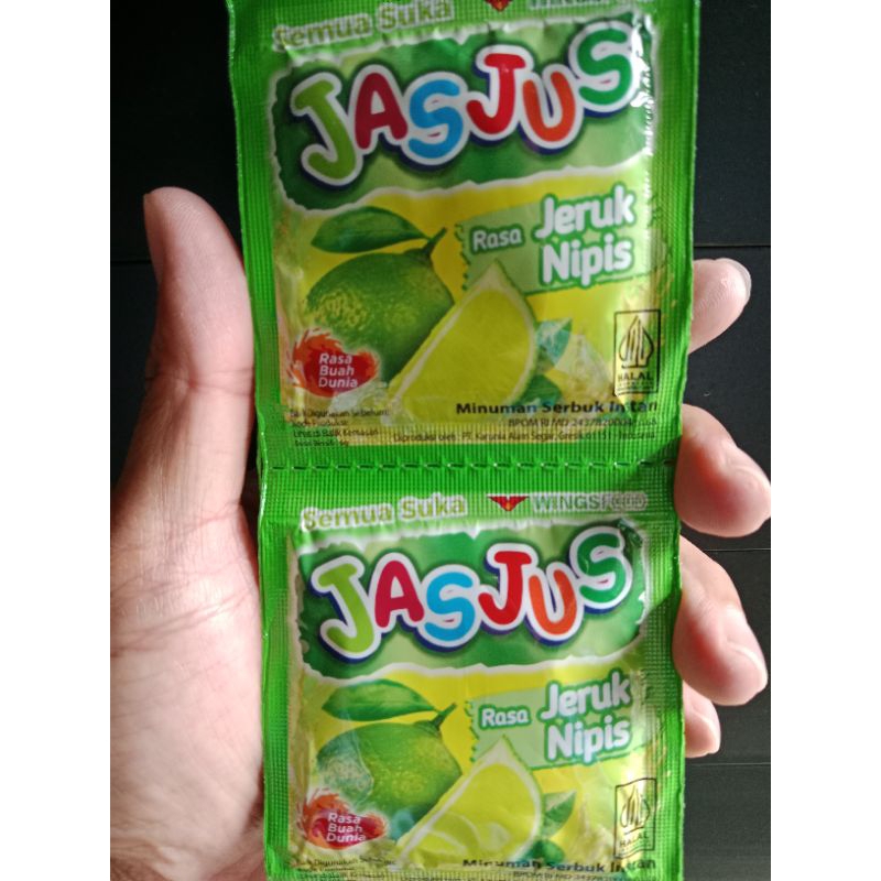 

JasJus Rasa Jeruk Nipis 1 Renceng isi 10 Sachet