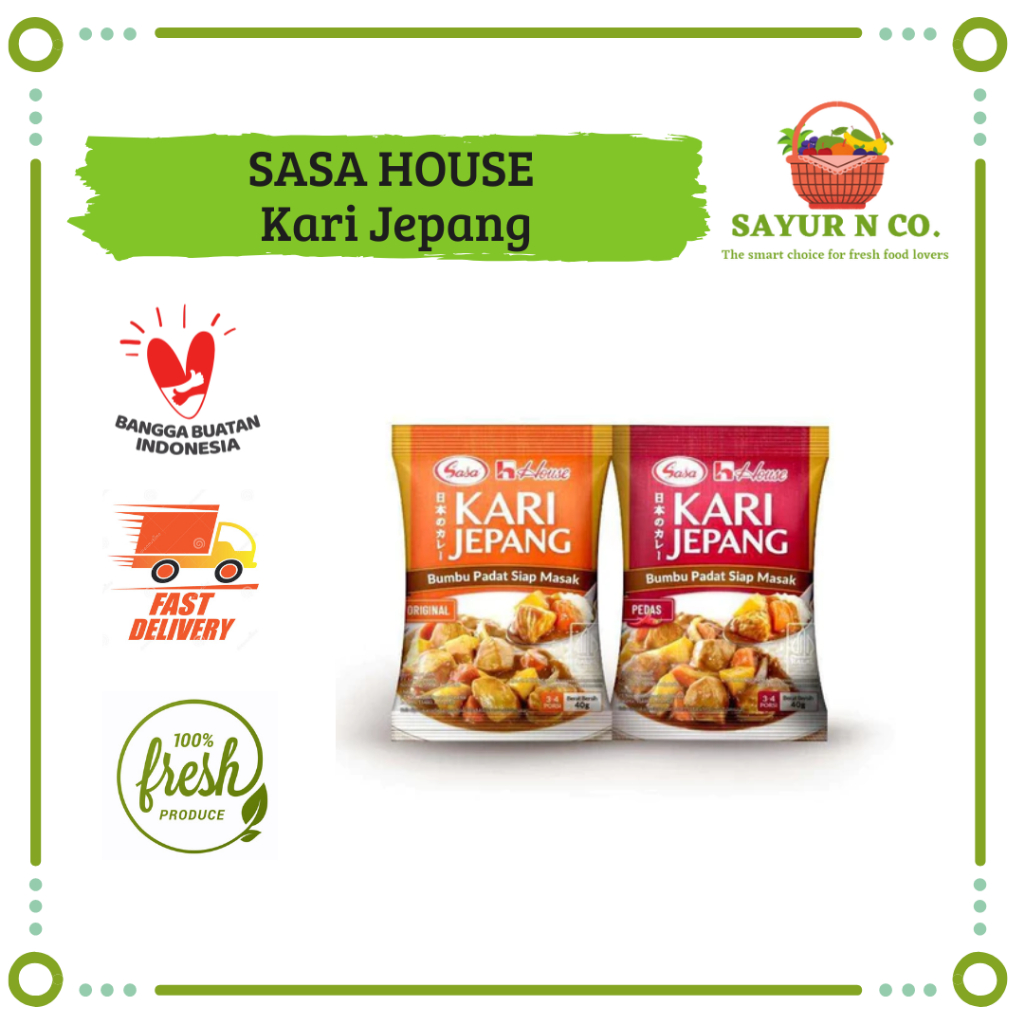 

SASA HOUSE Kari Jepang 40gr Bumbu Padat Siap Masak | Sayur N Co Bekasi