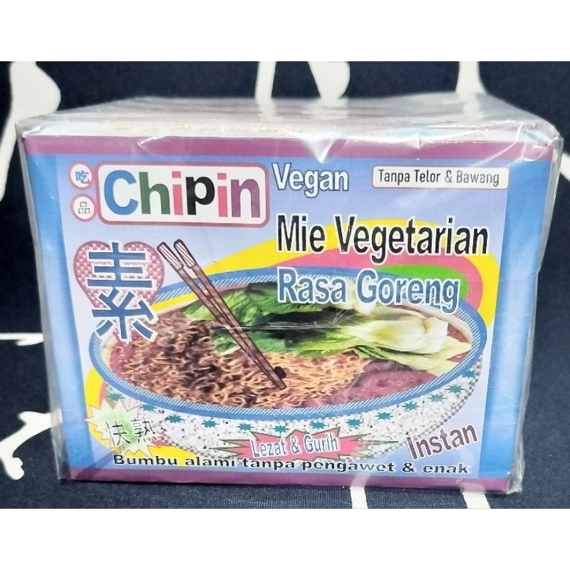 

mie chipin rasa goreng vegan