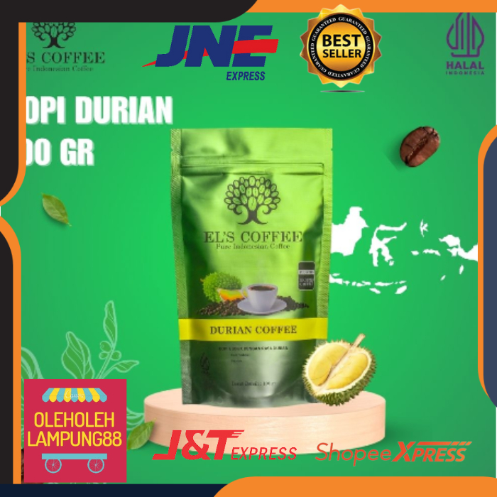 

El's Coffee Kopi Durian Lampung Kemasan 100g Els Coffee Kopi Lampung Els Kopi Kopi Duren Kopi Tubruk